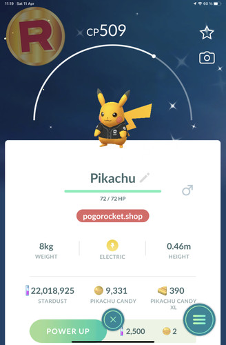 Shiny pikachu baseball shirt - shiny,