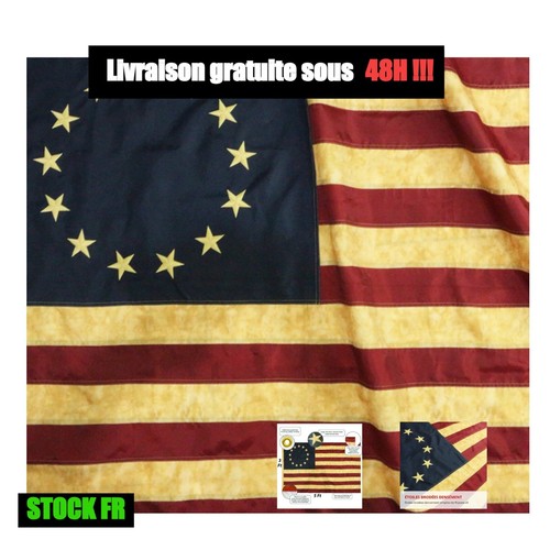 Drapeau betsy ross usa vintage - ross,