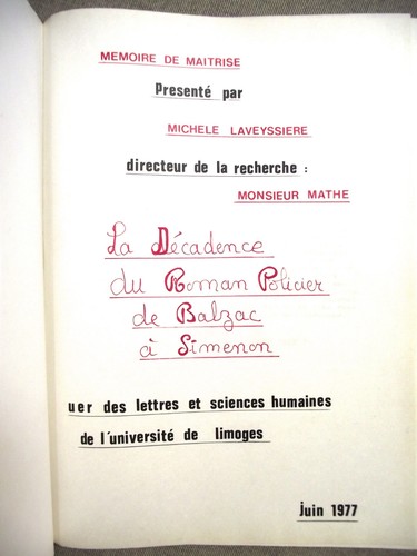Laveyssière la décadence - m.,