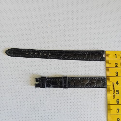 Bracelet montre cuir - bracelet, noir