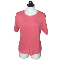 WOMEN'S ALFRED DUNNER SHORT SLEEVE KNIT TOP-SIZE: MEDIUM BUMBA