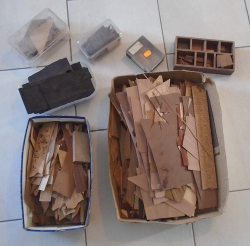 Lot placage bois - lot, marqueterie