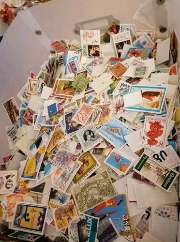 Timbres lot vrac 1000 - timbres-,