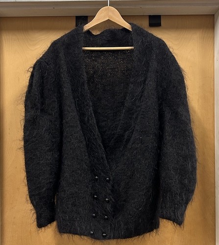 Vintage black mohair - vintage,