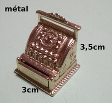 caisse enrégistreusel miniature, maison de poupée, vitrine,magasin,commerce P3