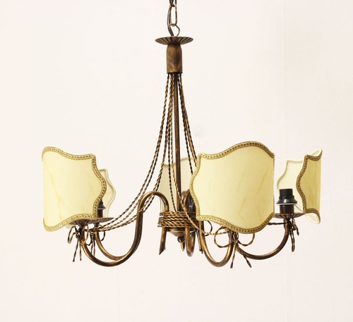 Lustre lumières fer - 5,
