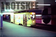 35mm Slide BELGIUM Brussels Bruxelles Tram Strassenbahn 7104 1981 Original