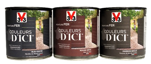 Peinture fer v33 couleurs - peinture,