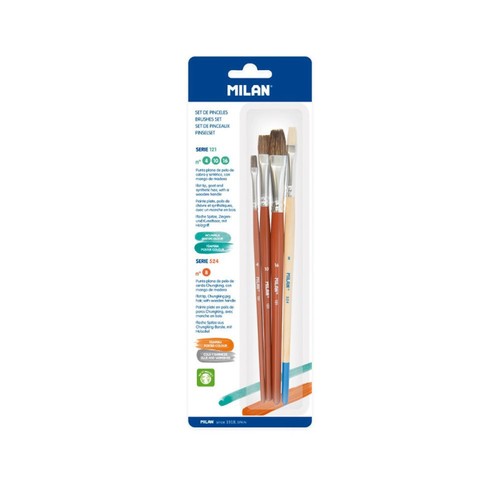 Pinceaux plat aquarelle - pinceaux,