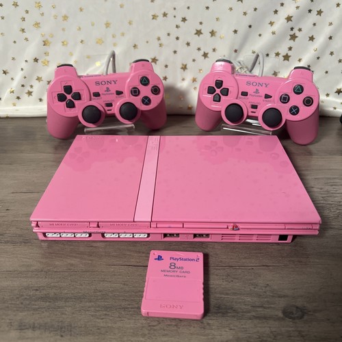 Console ps2 pink - console,