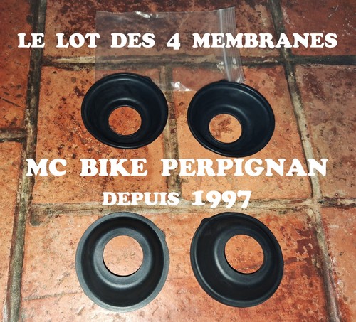 Membrane carburateur - carburateur, (x4)
