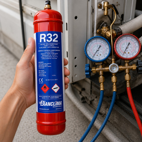 Bouteille gaz réfrigérant - bouteille,
