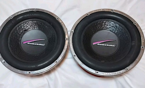 Pair audiobahn subwoofer - 12,