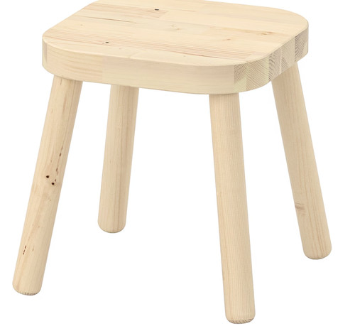 Tabouret enfant ikea flisat - tabouret,