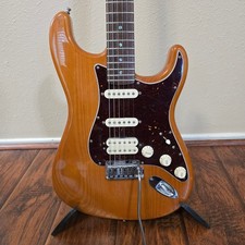2004 Fender American Deluxe Fat Stratocaster HSS Amber Rosewood Fretboard USA