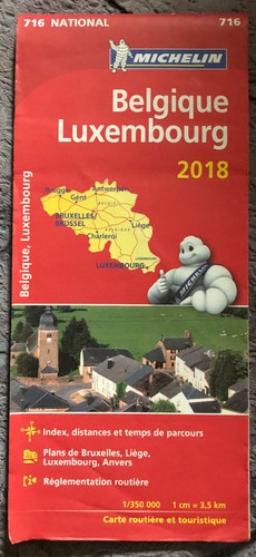 Carte michelin 716 belgique - michelin,