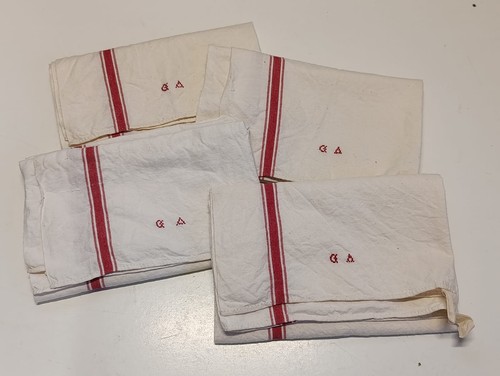Lot torchons anciens - lot,