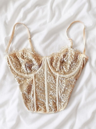 Corset bustier dentelle - corset,