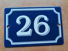 ancienne plaque émaillée  de