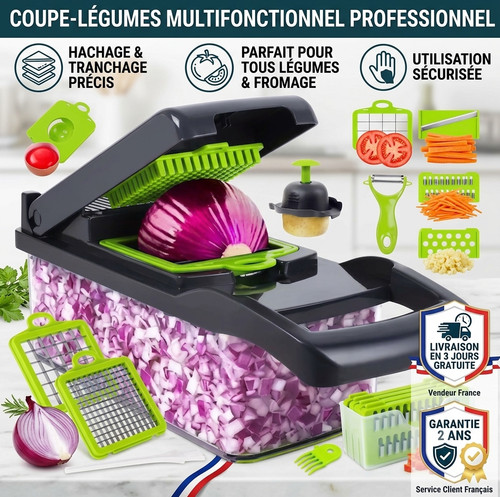Coupe legume multifonction - coupe,