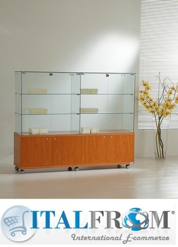 Vitrine avec armoire - avec,