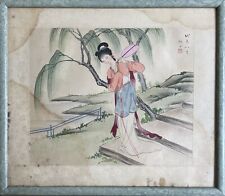 Chinese painting on silk 1st half 20th century