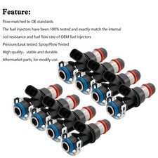 8 Injecteurs carburant pour