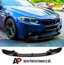 BMW 5 Series F10 F11 Gloss Black Front Splitter Spoiler Lip M Sport 2010-2017