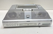 Sony Silver ICF DVD57TV LCD TV Kitchen Clock Radio Built In DVD CD Player