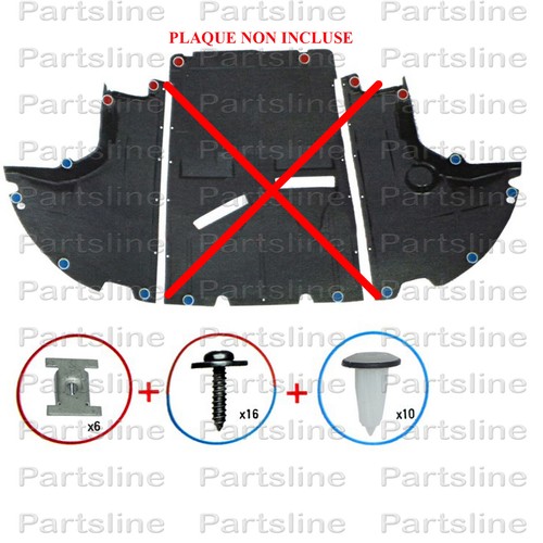 Kit vis cache protection sous