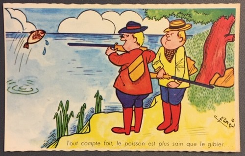 Carte postale humoristique - carte,