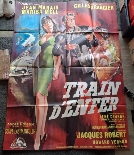 Affiche cinéma train enfer - affiche,