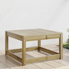 Repose-pied de Jardin Pouf de Palette Table Basse Bois de Pin Imprégné vidaXL