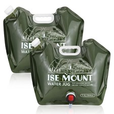 2 Pièces Bidon à Eau Pliable pour Camping 7.5L Sac à Eau de Camping Transport...