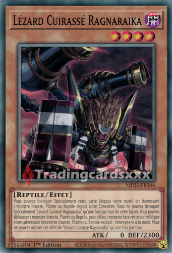 Lézard cuirassé - yu-gi-oh!,