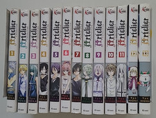 LOT 13 MANGA EN EO SERIE VF ARTELIER COLLECTION SERIE COMPLETE FINIE YEN HIOKA
