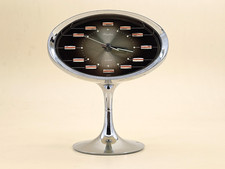 Vintage Réveil RHYTHM 51141 Mécanique - Pied Tulipe 2 Jewels 1970 JAPAN