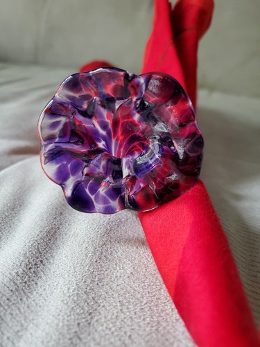 Vintage hand blown - hand, glass
