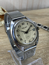 Vintage Poljot Soviet WristWatch Polet Rare USSR Mechanical Original Collectible