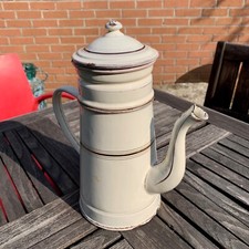 Cafetiere emaillée JAPY blanc