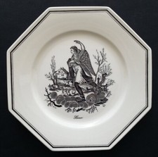 Superbe ASSIETTE porcelaine VILLEROY & BOCH 4 saisons HIVER par HENRI MOUZIN