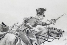 Lucien Pierre SERGENT (1849-1904) Cavalier Hussard Napoléon Isidore Pils Massy