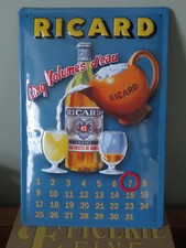 TOLE PLAQUE RICARD CINQ