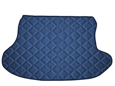 Matelassé Cuir éco BLEU FONCÉ Tapis coffre pour Infiniti QX70 2014-2017