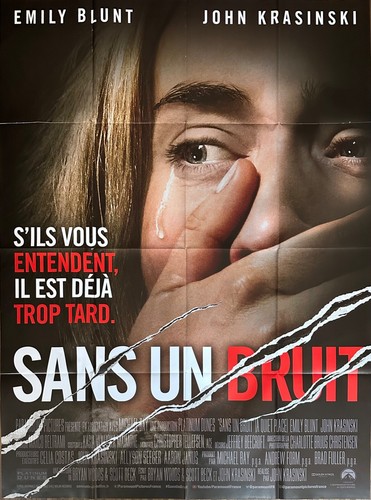 Affiche cinéma sans bruit - cinéma, un