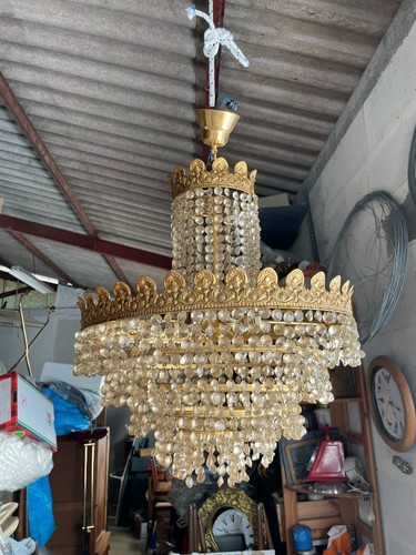 Lustre métal doré - en,