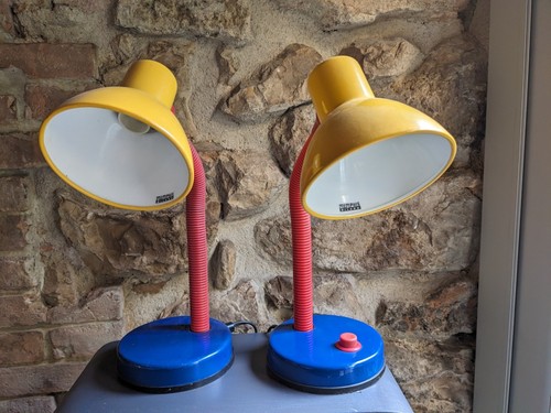 Paire lampes memphis - de, 2