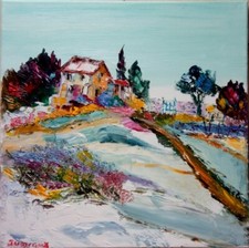 PAYSAGE DE NEIGE  PROVENCE