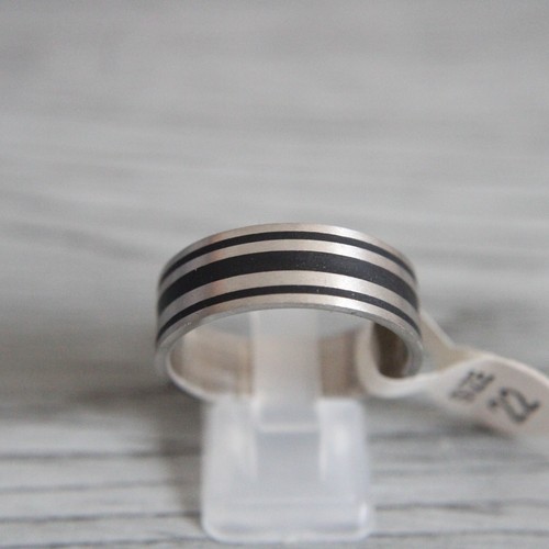 Bague homme métal argenté - , et