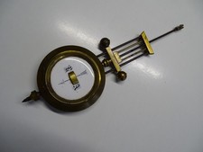 ANCIEN BALANCIER PENDULE LAITON CENTRE ÉMAILLÉ